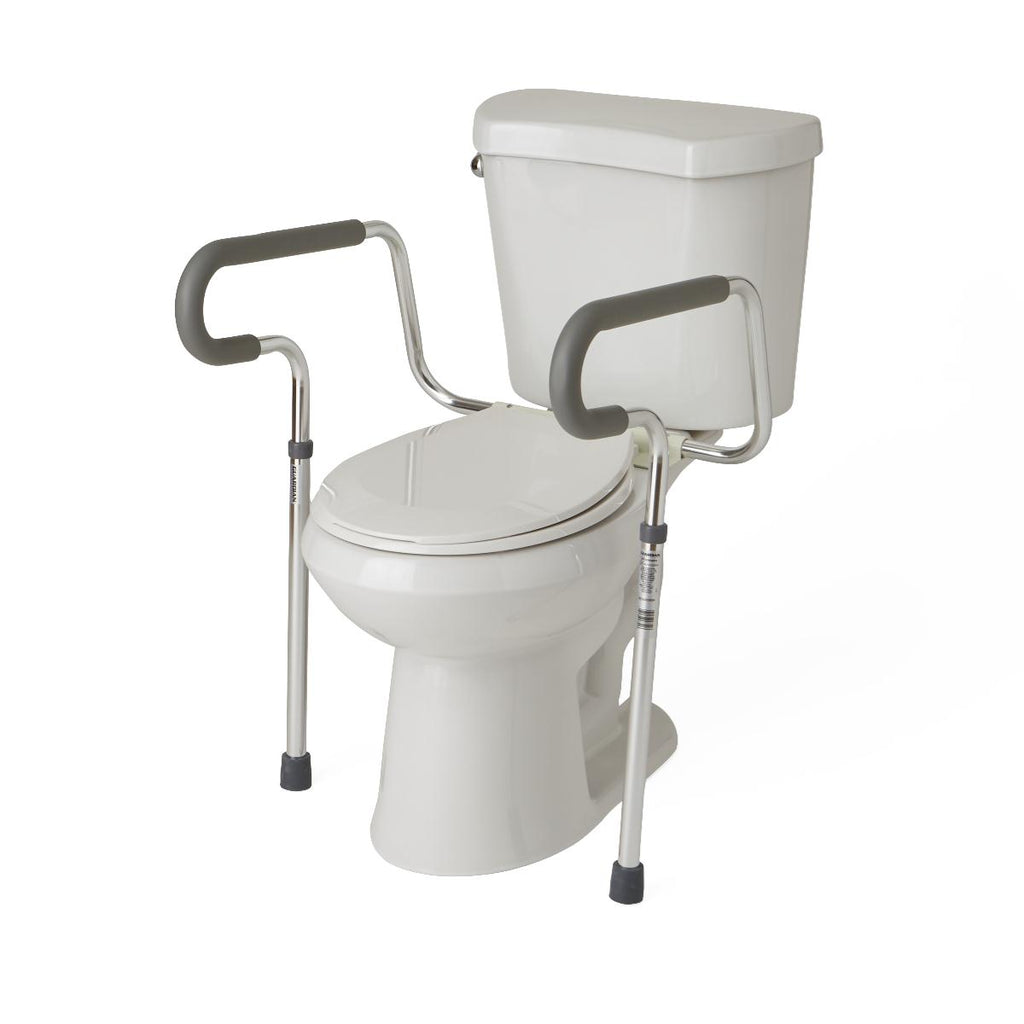 Cadre de sécurité ajustable pour toilette