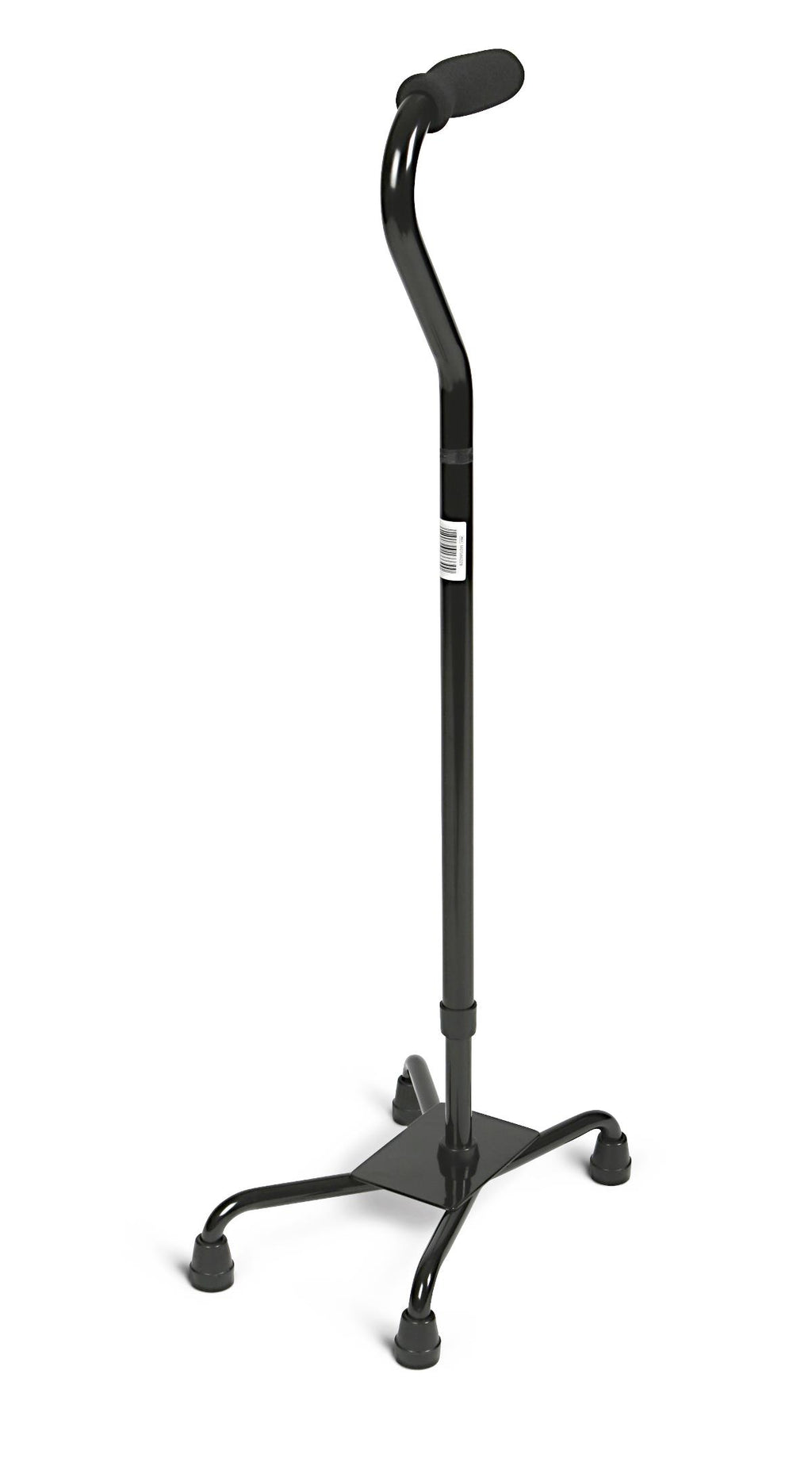 Canne quadripode en aluminium, grande base