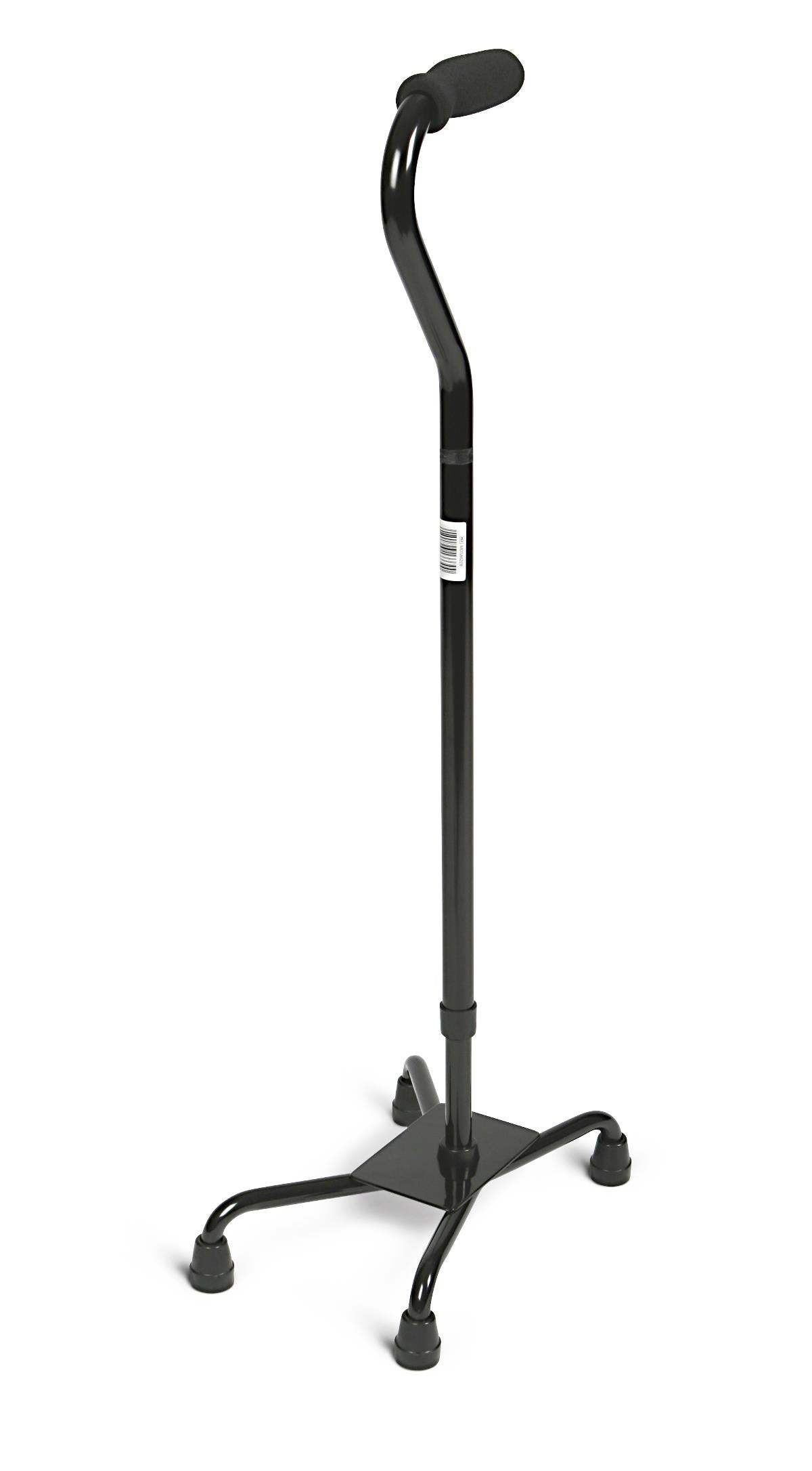 Canne quadripode en aluminium, grande base