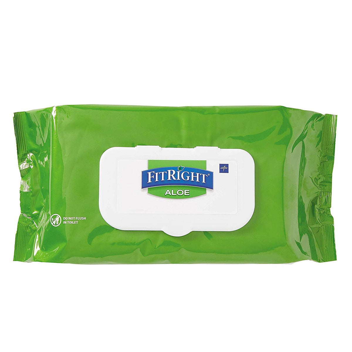 FitRight Aloe Pre-Moistened Personal Cleansing Wipes, 100/Pack